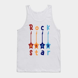 1. Klasse ABCD Rockgitarre T shirt Tank Top